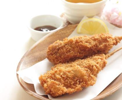Brochette de porc japonaise (kushi katsu)