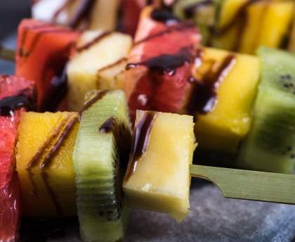 Brochettes au chocolat