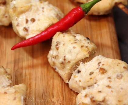 Brochettes de poulet tikka