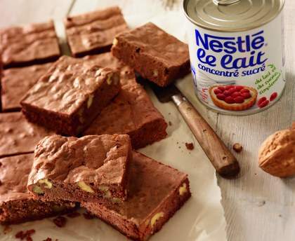 Brownie au lait concentré sucré