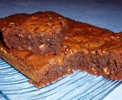 Brownie aux noisettes entières (rapide)