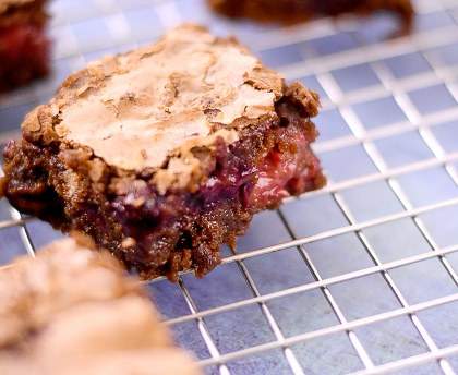 Brownies aux fruits rouges