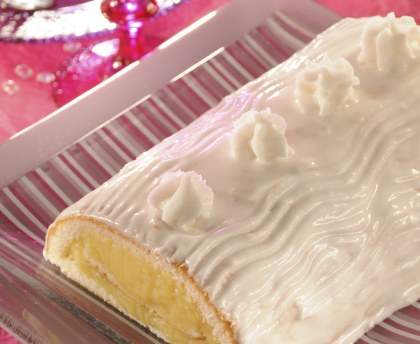 Bûche à la crème de citron