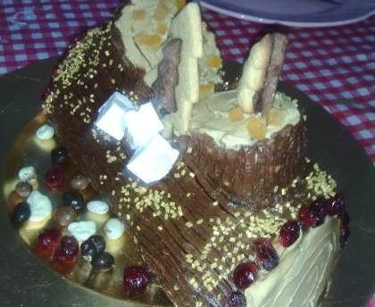 Bûche de Noël de mon enfance