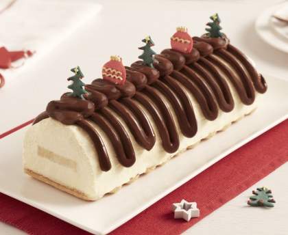 Bûche de Noël Pomme Vanille et Nutella®