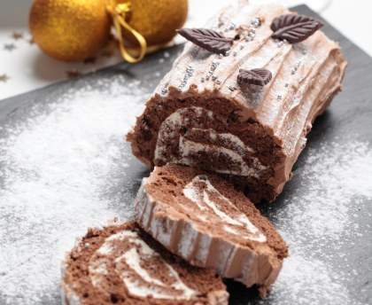 Bûche de Noël rapide et pas cher !