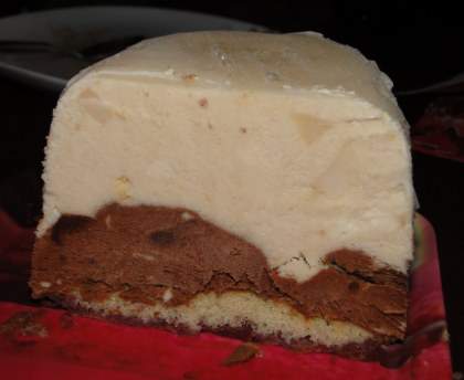 buche glacée poire chocolat aux epices de Noel