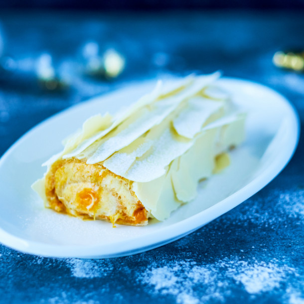 Bûche mousse citron meringuée