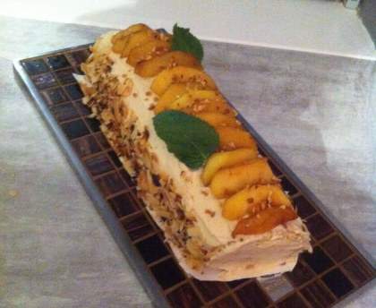 Bûche trois couleurs