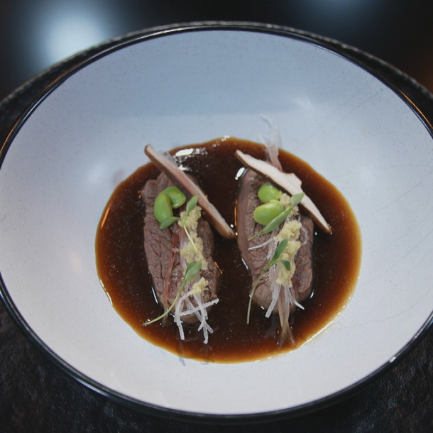 Bœuf en deux cuissons par Mallory Gabsi dans Objectif Top Chef