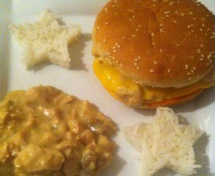 Burger à la blanquette de veau 