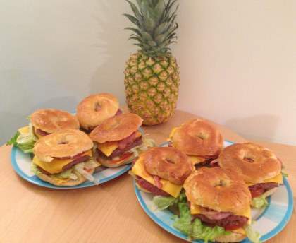 Burger Bagels