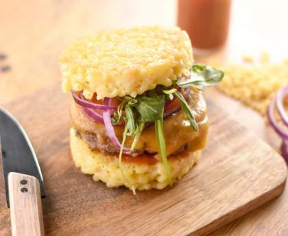 Burger coquillettes