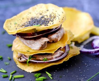 Burger croustillant