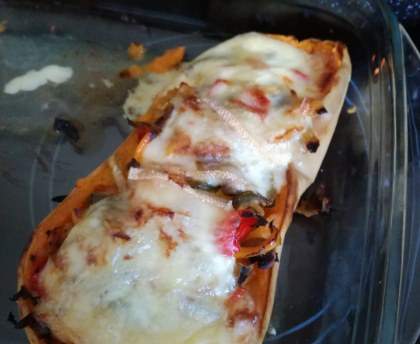 Butternut farcie saveurs du sud