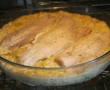 cabillaud sur fondue de poireaux
