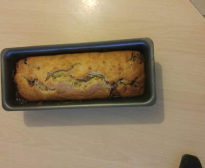 Cake à la banane et au chocolat sans oeufs