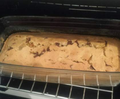 Cake à l'écorce d'orange confite et pépites de chocolat