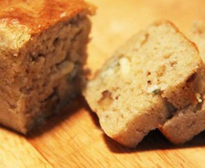 Cake au bleu et aux noix
