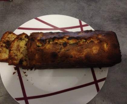 Cake au chocolat et aux poires