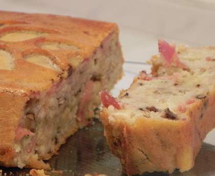 Cake au roquefort et aux noix