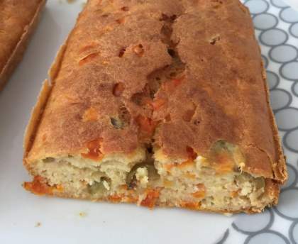 Cake au thon et carottes parfumé au cumin