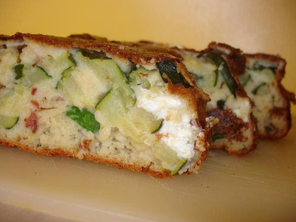 Cake chèvre et courgettes