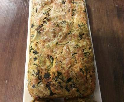 Cake aux feuilles de blettes