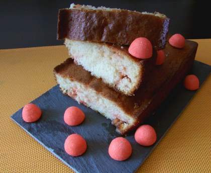 Cake aux fraises Tagada