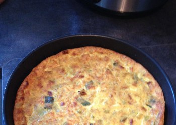 Cake aux poireaux façon quiche sans pâte