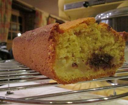 Cake aux poires et chocolat fondant