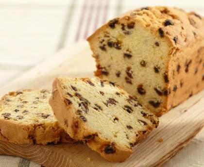 Cake aux raisins secs