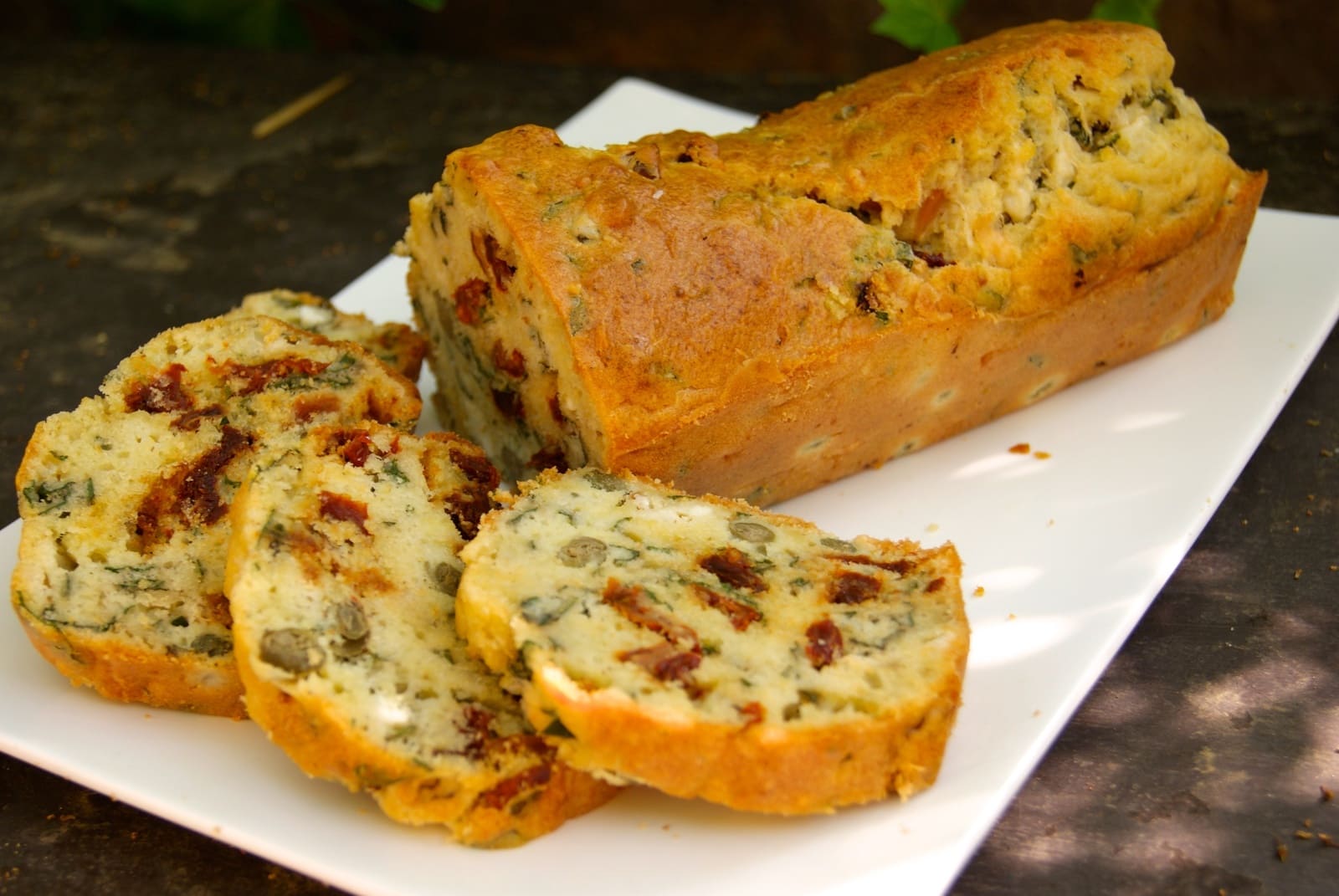 Cake aux tomates séchées