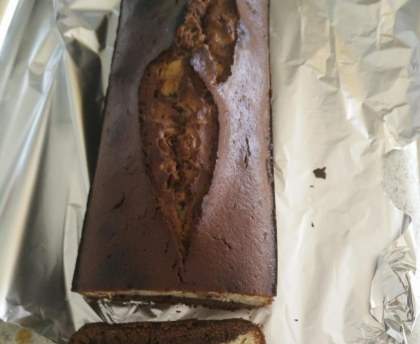 Cake aux trois chocolats