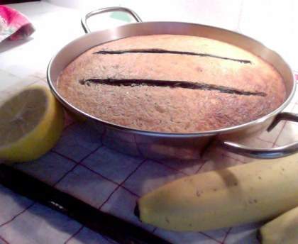 Cake banane citron vanille sans gluten