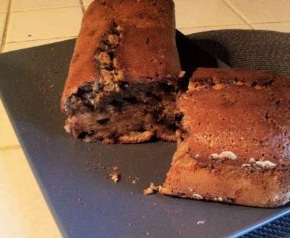 Cake banane lait de coco chocolat