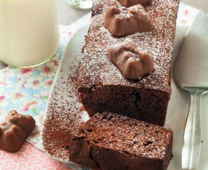Cake chocolat aux oursons à la guimauve