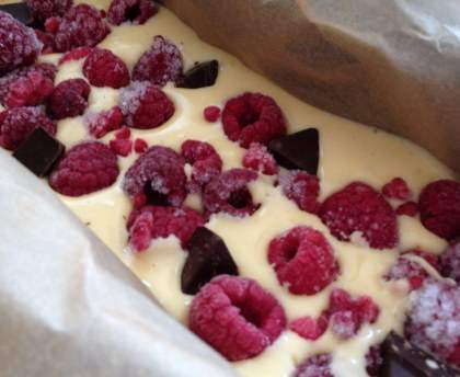 Cake citron framboise