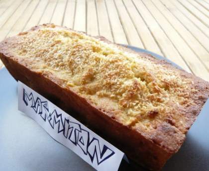 Cake coco - gingembre - citron vert