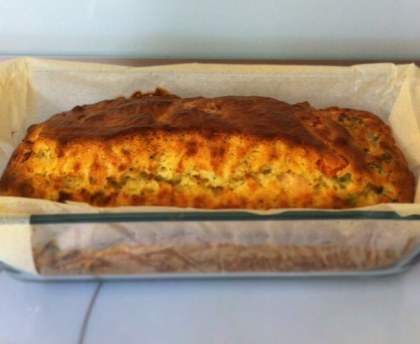 Cake de brocolis au saumon fumé