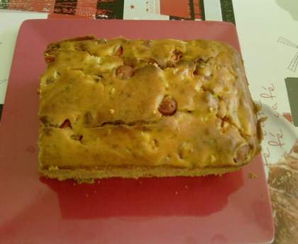 Cake de tomates et saucisses