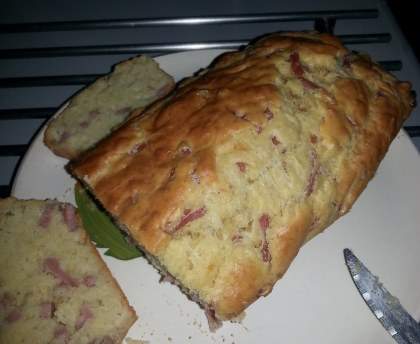 cake farine complète jambon gruyère