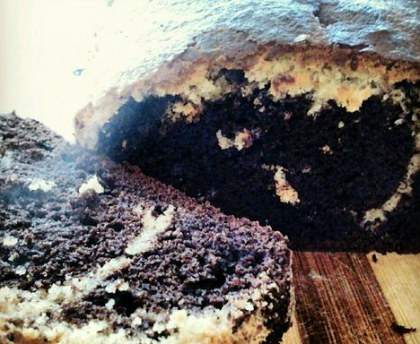 Cake marbré vanille et cacao amer