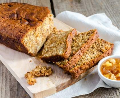 Cake pomme - banane moelleux