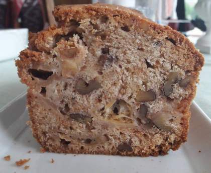 Cake pomme cannelle et noix