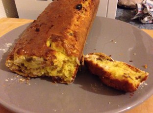 Cake poulet fumé - curry