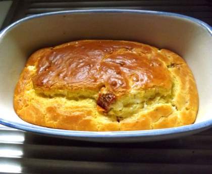 Cake tomates, fromage, basilic