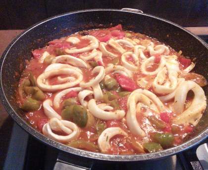 Calamars à la basquaise
