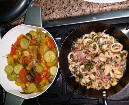 Calamars à l'ail et au persil