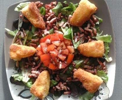 Camembert frit pané